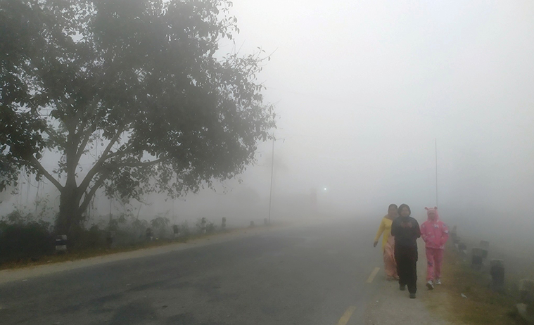 काठमाडौँ उपत्यकामा चिसो बढ्यो, तराईमा हुस्सु र केही कुहिरो 