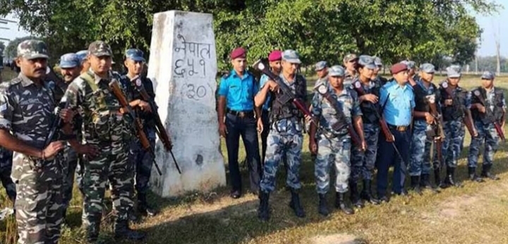 दशगजा क्षेत्रमा नेपाल प्रहरी, सशस्त्र प्रहरी र भारतीय सीमा सुरक्षा बल