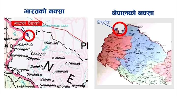 भारतले नक्साबाट गायब बनायो 'काली नदी'