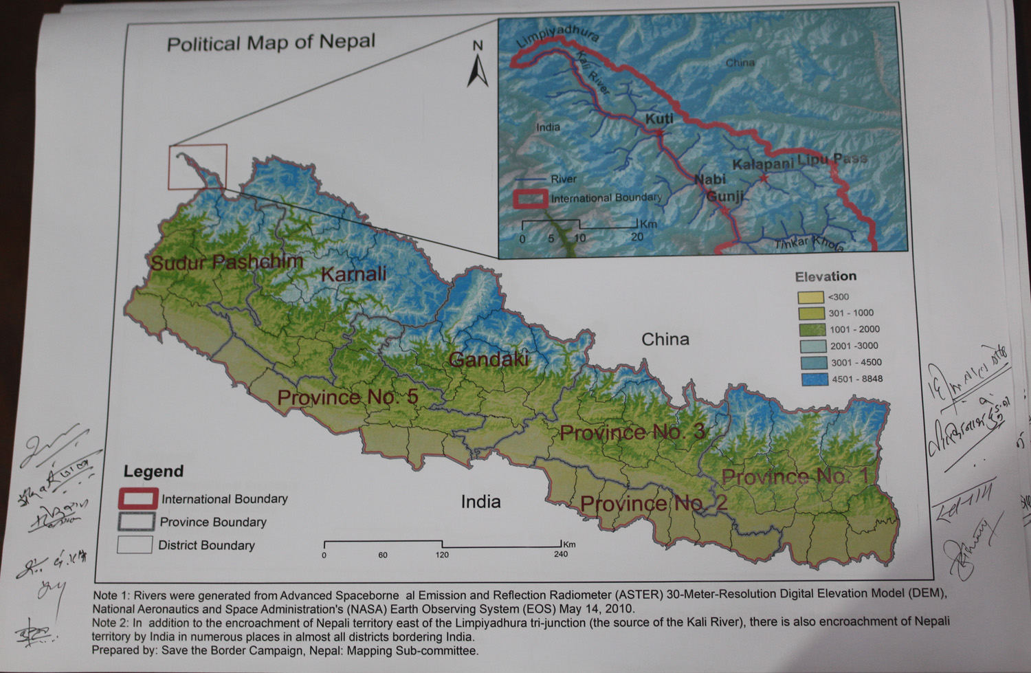 लिम्पियाधुरा समावेश गरी नक्सा सार्वजनिक गर्न सरकारलाई निर्देशन