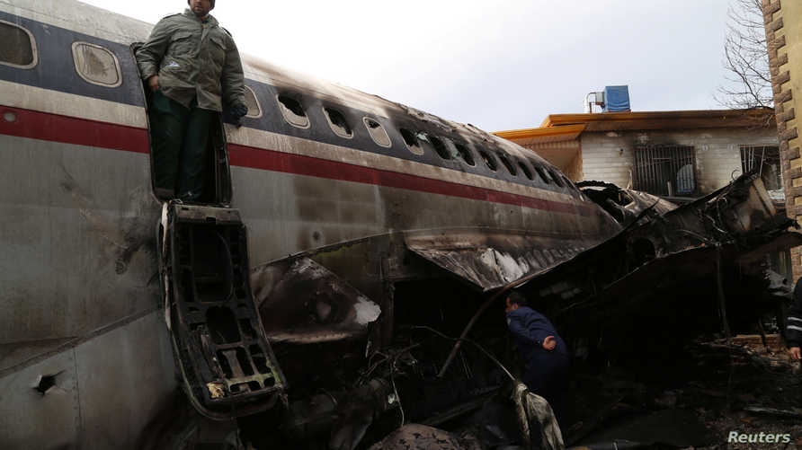 इरानमा दुर्घटनाग्रस्त भएको विमानमा सवार १८० यात्रु कै मृत्यु