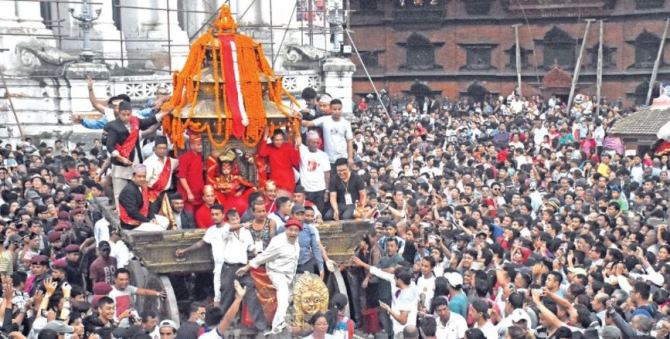 कोरोना भाइरसका कारण इन्द्रजात्रा स्थगित