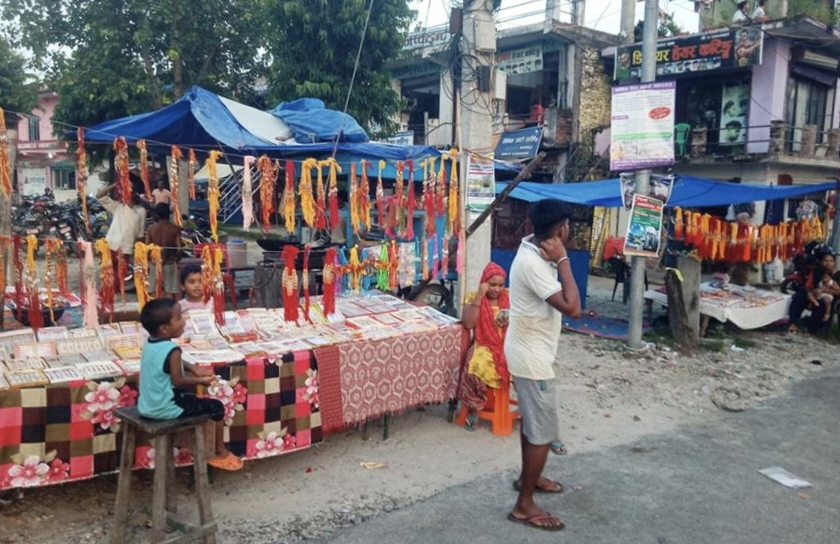 मधेसमा राखी (रक्षाबन्धन) को चहलपहल